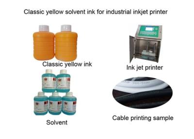 China Food Beverage Date Printing Solvent Based Ink for CIJ ink jet Printer for sale