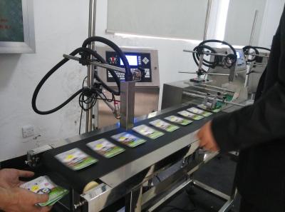 China Four Lines Food Industrial used Continuous Inkjet Printers For Batch Number Date Printing for sale