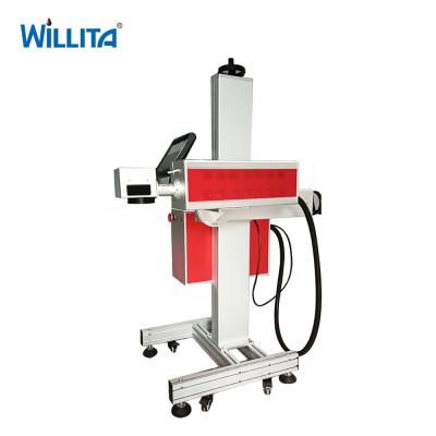 China Cheap Desktop 10Watt numbering engraving Expiry date CO2 laser marker machine for ceramic wood for sale