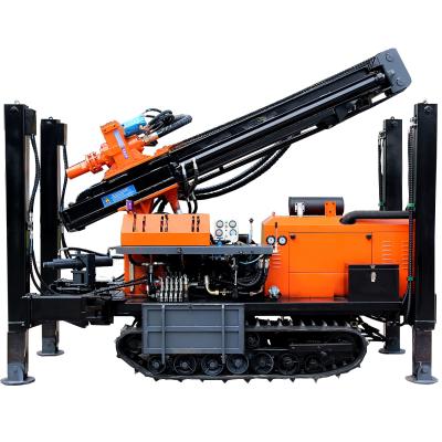 China DKX180 Hydraulic Water Wells Rock Drill Rig Portable Type Small Crawler Drilling Rig for sale