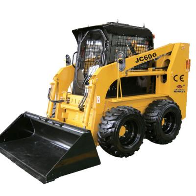 China Building Material Shops All Kinds Of Attachment JC60 Diesel Powered Small Wheel Skid Steer Loader for sale