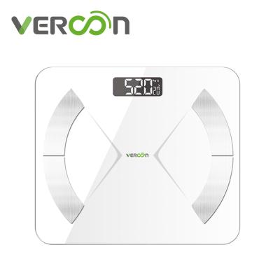 China Sustainable Vercon New Arrival Smart Data Analysis Health Management Digital Smart Body Fat Scale for sale