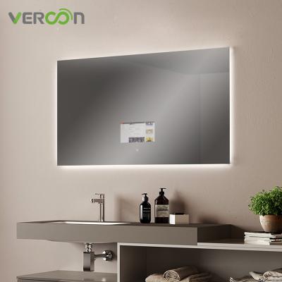 China Vercon Bright Smart Mirror Supplier 1200*800mm Led Backlit Anti-fog Smart Mirror for sale