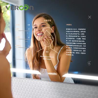 China Vercon Factory Chinese Android Touch Screen Smart Mirror TV For Bathroom Hotel for sale