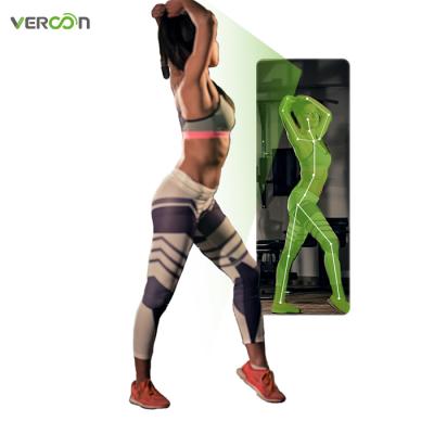 China Vercon Fitness Smart Interactive Mirror Touch Screen Mirror Exercise Workout Lighted Smart Mirror for sale