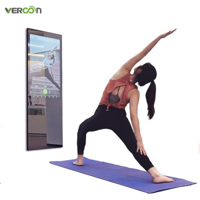 China Vercon Smart Mirror Smart Home Gym Wifi Time Android Android Fitness Workout Workout Mirror for sale