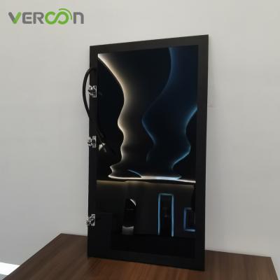 China Factory Best Android Smart Touch Screen Mirror Vercon Bathroom Mirror Lighted Smart Cabinet for sale