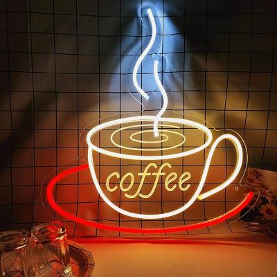 China Customized Style Cafe Unique Neon Sign Open Signs with 3D Art Design Red Neon Sign with Dimmer for Shop, Restaurant, Bar Light Letters for sale