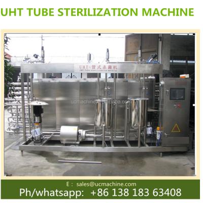 China Tubular milk tea pasteurization machine milk pasteurizer 4KW to 17KW for sale