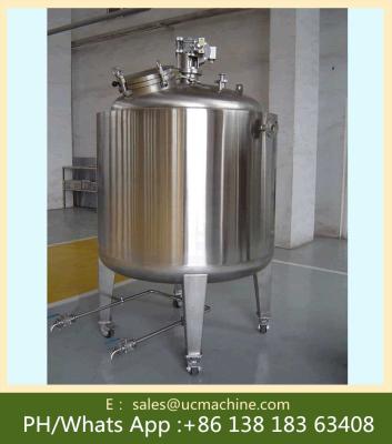 China Inox liquid tank with agitator mixer stainless steel mixing  500L-30000L for sale