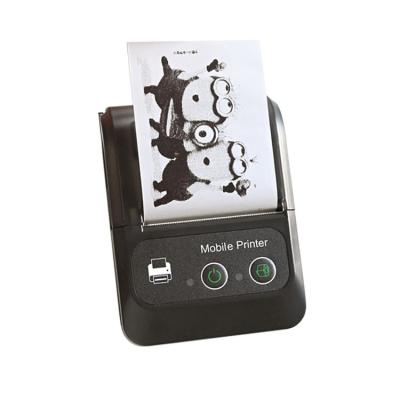 China Black and White Thermal Mini Printer Pos 58 58mm BT Android Small USB Wireless Portable Printer for sale