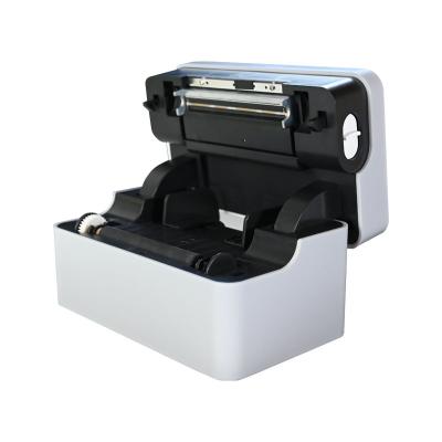 China 80mm black and white high quality desktop thermal barcode sticker label printer for logistics shipping for sale