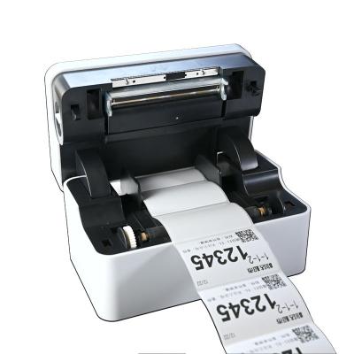 China Quality 80mm USB Desktop Black and White Thermal Barcode Sticker Label Shipping Printer for Logistics for sale