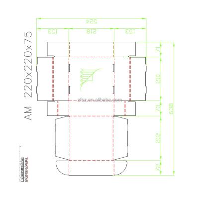 China Recycled Materials FEFCO 0427 Package B3 Box for sale