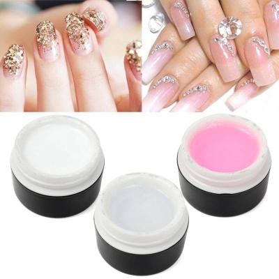 China Gel Manicure LED Pedicure Builder Hard Gel Crystal Transparent Coverage UV UV Gel For Nail Art Salon for sale