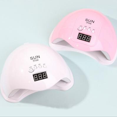 China Hot Selling ABS Plastic Pink LCD Display White Gel Nail UV Lamp for sale