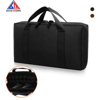 China Portable Military Hunting Pistol Case Padded Outdoor Activities Firearm Pistol Case Mount Filter Tactical Magazine Pouch Carrier Pistol for sale