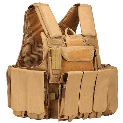 China Molle Vest Airsoft Paintball Hunting Vest Strike Plate Carrier High Strength Tactical Combat Armor Vest With Accessory Pockets for sale