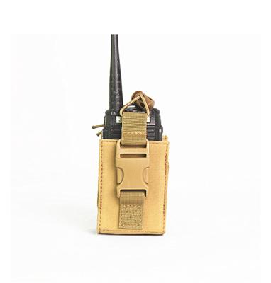 China Sports Molle Radio Holder Walkie Talkie Pouch Case For Duty Belt Radio Holster Hunting Intercom Tactical Bag for sale