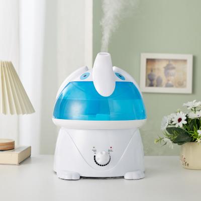 China Cute Mist 4L Ultrasonic Humidifier Quick Elephant Humidifier for Bedroom Aroma Diffuser Home Air Room Humidifier for sale