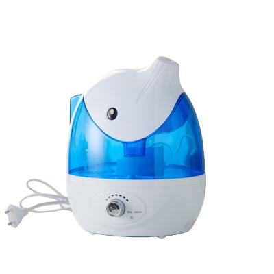 China OEM 2.5L Capacity Aroma Diffuser Comfortable Cartoon Button Big Feel Mechanical Air Humidifier for sale