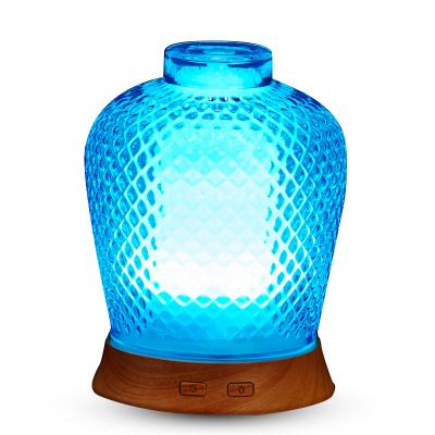 China Smell Cozy Wood Sonic Aroma Small Travel Humidifier Iron Grain Iron Essential Oil Diffuser Innogear Cozy Wooden Lobby Aroma for sale