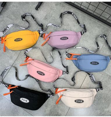 China NEW Water Proof Wholesale Pussy Pack Polyester Sling Pink Cross - Custom Body Pussy Pack Sports Running Waterproof Waist Bag for sale