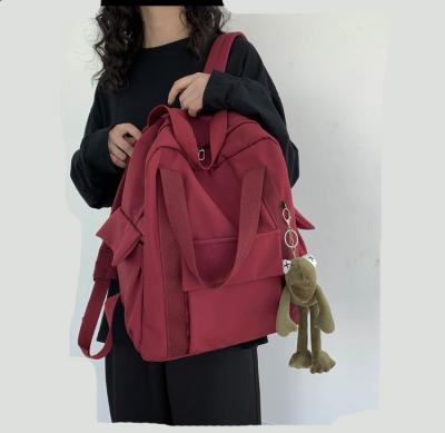 China Fashinable 2020 Newest School College Casual Travel Student Shoulder Backpack Wholesale Korean Bag Rucksack for sale