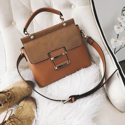 China New Fashion Portable Messenger Small Square Bag Tote Handbags Frosted Women's Shoulder Bag for sale