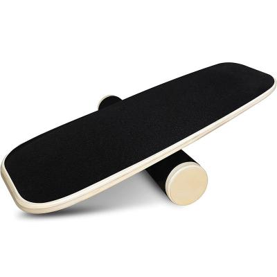 China New design application fitness equipment fitness equipment yoga kids custom printing wooden shimmy roller balance board trainer for sale