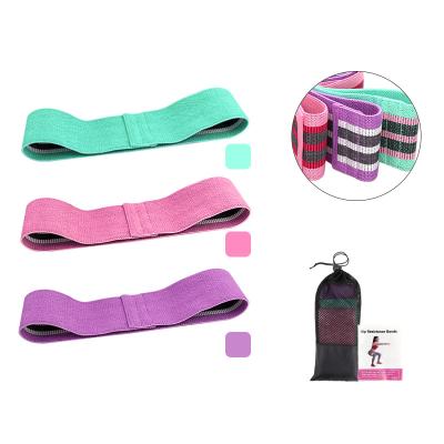 China Popular Highly Elastic Fitness Equipment Non Slip Fabric Gym Beauty Butt Leg Hip Circle Resistance Band For Squat Exercise for sale