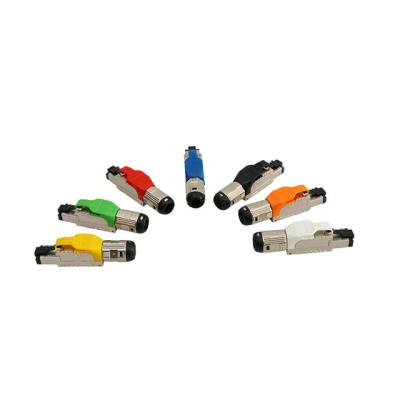 China High Quality High Speed ​​EXW CAT.6A Toolless ftp Toolless rj45 jack rj45 connector 10 pin rj45 connector crimper for sale