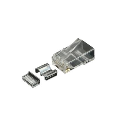 China High Quality Cat6A RJ45 UTP Microwave Connector Customer Brand 100pcs Per Bag for sale