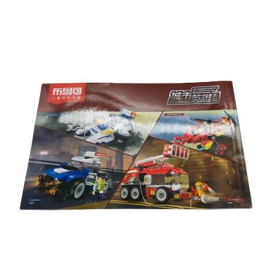 China paper & Wholesale Professional Printed Cardboard Toy Instruction Color Manual Booklet SM-SM024 for sale