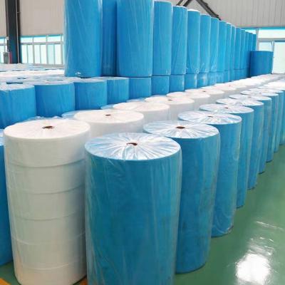 China Free Sample 40G PP+PE Waterproof Spunbond Polypropylene Low Price SMS Biodegradable Wholesale Nonwoven Fabric for sale