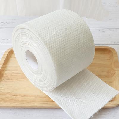 China Waterproof Spunlace Nonwoven Fabric For Wet Spunlace Spunlace Face Towel Polyester Nonwoven Fabric Spun Lace Roll Non Woven Fabric for sale