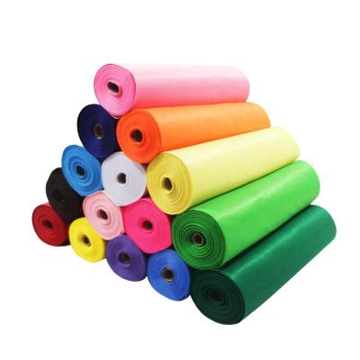 China Factory Direct Wholesale Color Soft Waterproof Microfiber Punched Nonwoven 100% Polypropylene Double Side Needle-punched Nonwoven Fabric for sale