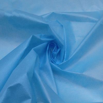 China Waterproof Wholesale Customized 100% Polyester Laminated Nonwoven Fabric Roll SMS Breathable Soft Nonwoven Fabric for sale