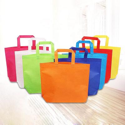 China Wholesale LOGO Nonwoven Fabric Factory Wholesale Cheap Color Printed Nonwoven Shopping Bag Customized Eco-Friendly Portable Bag Folding Printed Nonwoven Shopping Bag for sale