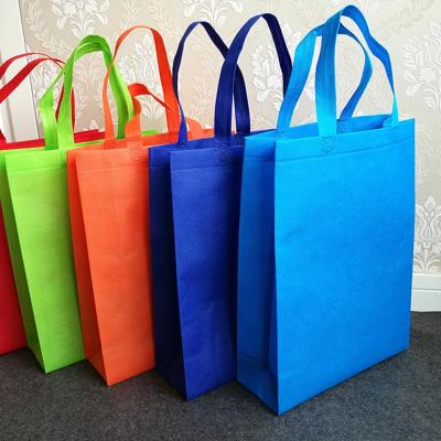 China Factory Promotional Custom Made Folding Non Woven Logo Cloth Bag Non Woven Carry Bags Logo Cheap Printed Non Woven Reusable Heat Seal Factory for sale