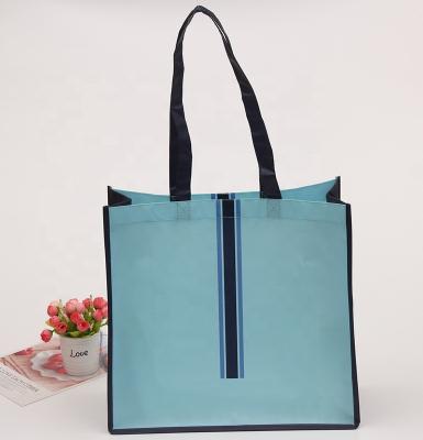 China LOW MOQ Folding Cheap Price Laminated Promotional Folding Non Woven Bag Eco-friendly Customized Reusable Non Woven Bag for sale