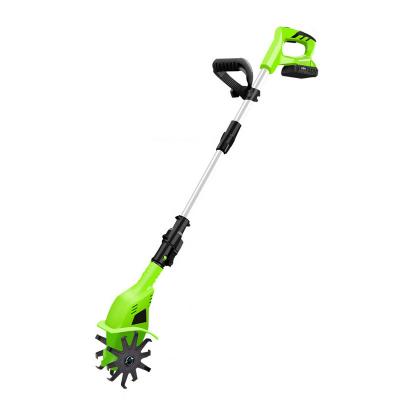 China Anti-Slip Battery Operated Cordless Rotary Cultivator Poles VST 21V Pole Handle VST 21V Telescopic Garden Tiller Small Tiller For Wholesale for sale