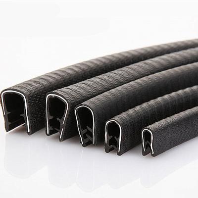 China Soundproof Car Door Exchusion Seal Strip Edge Trim Rubber Seal Windproof PVC Windproof for sale