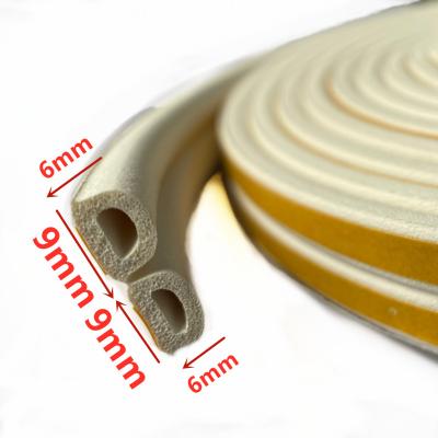 China Aging Resistant Backing Scuff EPDM 3M Rubber Door Window Seals Foam Caulk Sound Proof Sealing Strips Draft Excluder Self Adhesive for sale