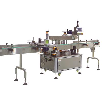 China Automatic Food Label Sticking Diagonal Vial Sealing Labeling Machine For Bottle Sealing for sale