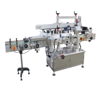 China Food Oval Two Sides Labeling Machine / Bilateral Automatic Labeling Machine for sale