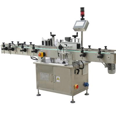 China Food High Speed ​​Glass Bottle Self Adhesive Label Labeling Machine for sale