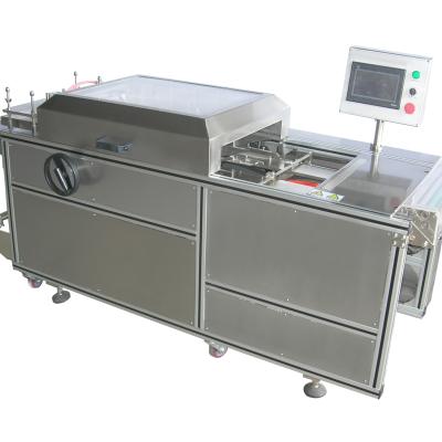 China Food manual stiff wrap overwrapping machine for boxes for sale