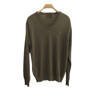 China Anti-wrinkle 2022 Autumn/Winter V-Neck Sweater Men's Wool Blend Sweater Long Sleeve Sweater Tops for sale