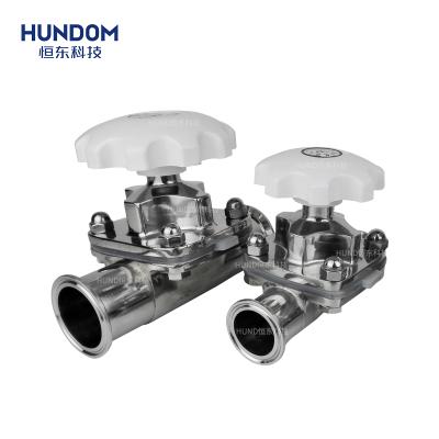 China General Sanitary Stainless Steel Diaphragm Sample Valve 316L Mini Diaphragm Valve for sale